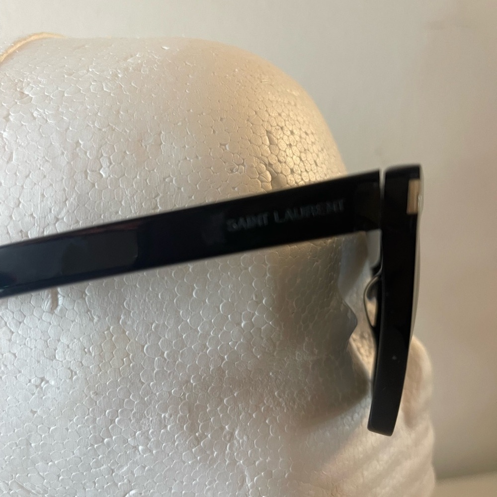 Saint Laurent Black Cat-Eye Sunglasses - Picture 9 of 12